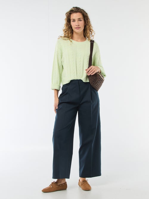 Maglione in maglia a trecce - Kiabi
