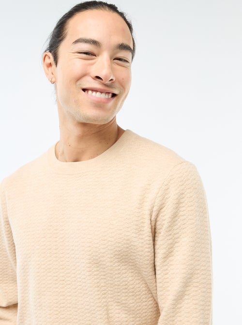 Maglione in maglia fantasia - Kiabi