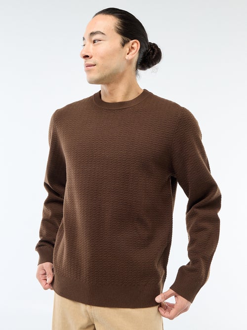 Maglione in maglia fantasia - Kiabi