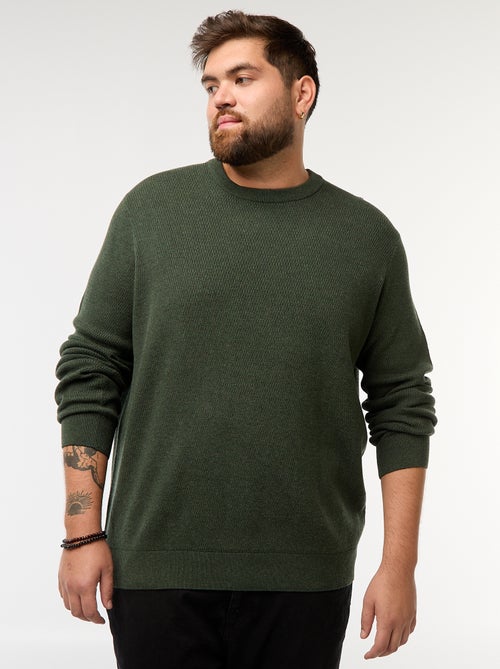 Maglione in maglia tinta unita - Kiabi