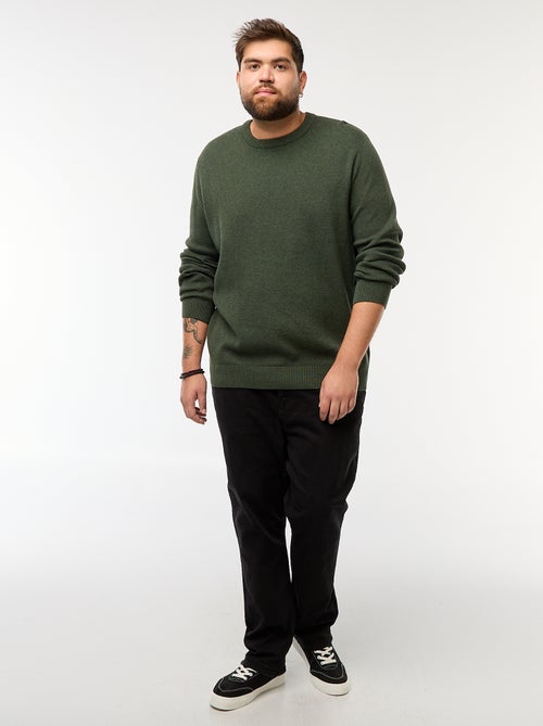Maglione in maglia tinta unita - Kiabi