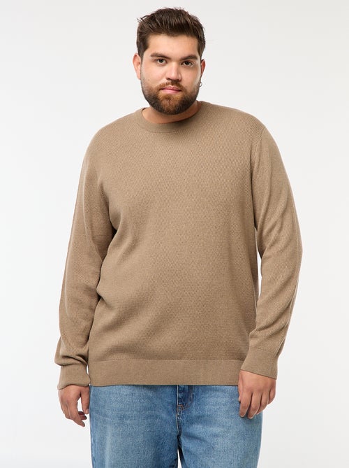 Maglione in maglia tinta unita - Kiabi Maglione in maglia tinta unita - Kiabi