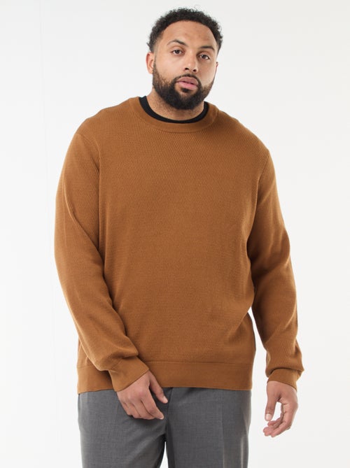 Maglione in maglia tinta unita - Kiabi