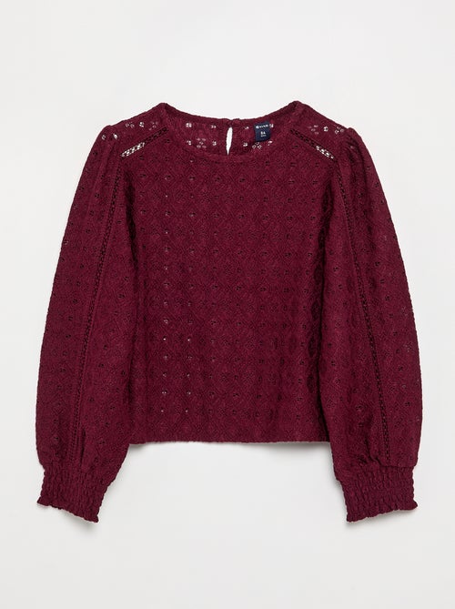Maglione in maglia traforata - Kiabi Maglione in maglia traforata - Kiabi
