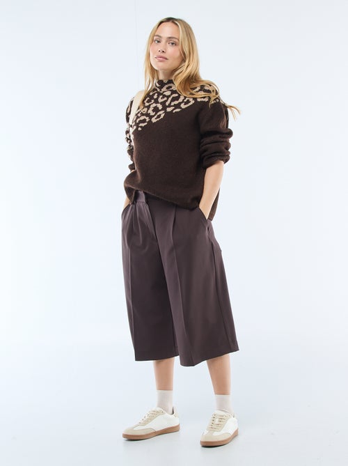 Maglione stampato leopardato - Kiabi