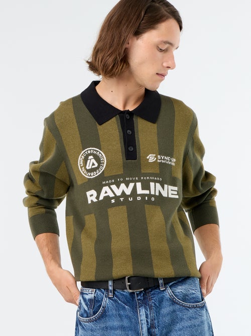 Maglione stile polo con stampa - Kiabi