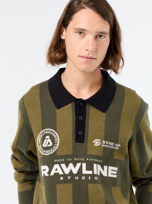 Maglione stile polo con stampa - Kiabi
