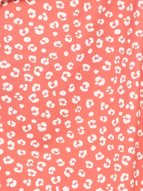 Maillot de bain 1 pièce à volants - Kiabi