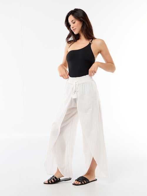 Maillot de bain 1 pièce asymétrique - Kiabi