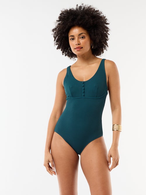 Maillot de bain 1 pièce post-opératoire - Kiabi