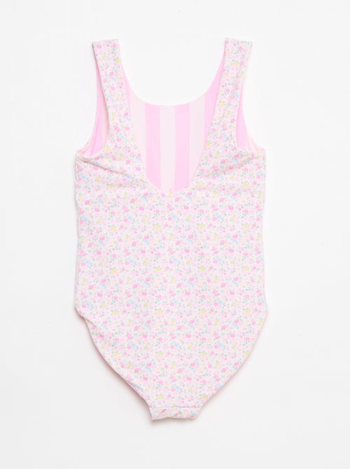 Maillot de bain 1 pièce réversible - Kiabi