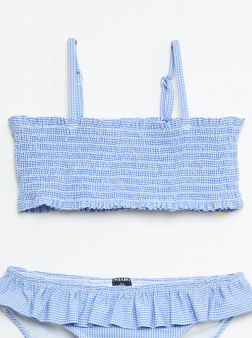 Maillot de bain 2 pièces à volants - Kiabi
