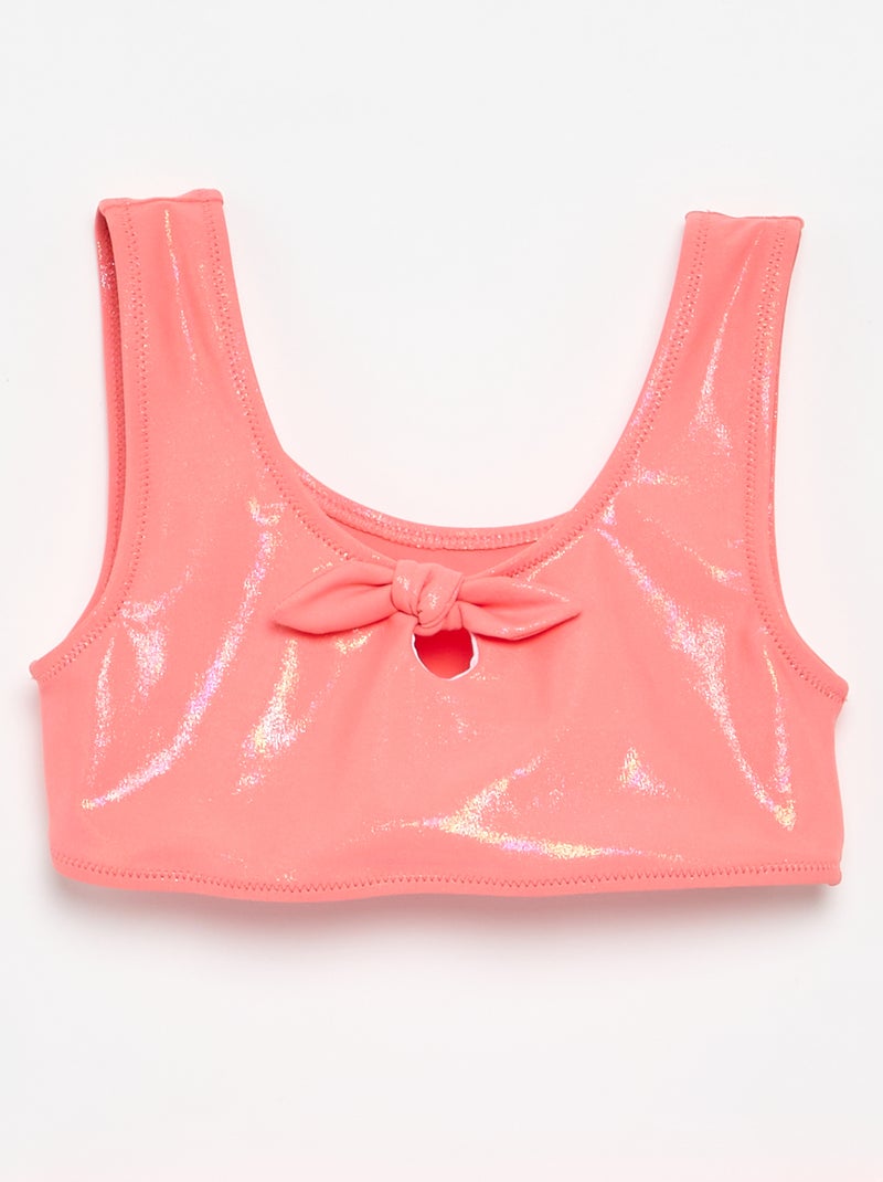 Maillot de bain 2 pièces Orange - Kiabi