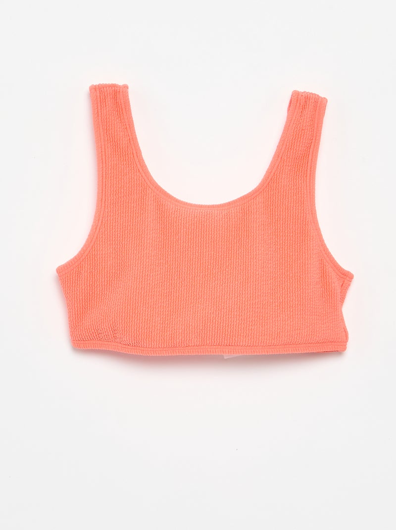 Maillot de bain 2 pièces Orange - Kiabi