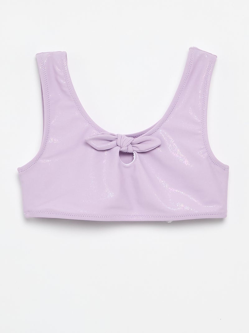Maillot de bain 2 pièces Violet - Kiabi