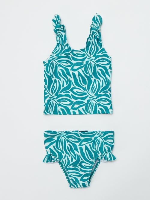 Maillot de bain à imprimé - 2 pièces - Kiabi