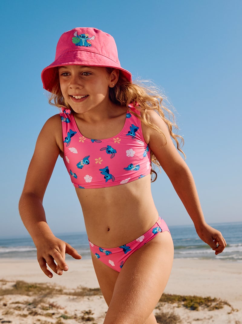 Maillot de bain avec nœuds 'Stitch' 'Disney' - 2 pièces ROSE - Kiabi