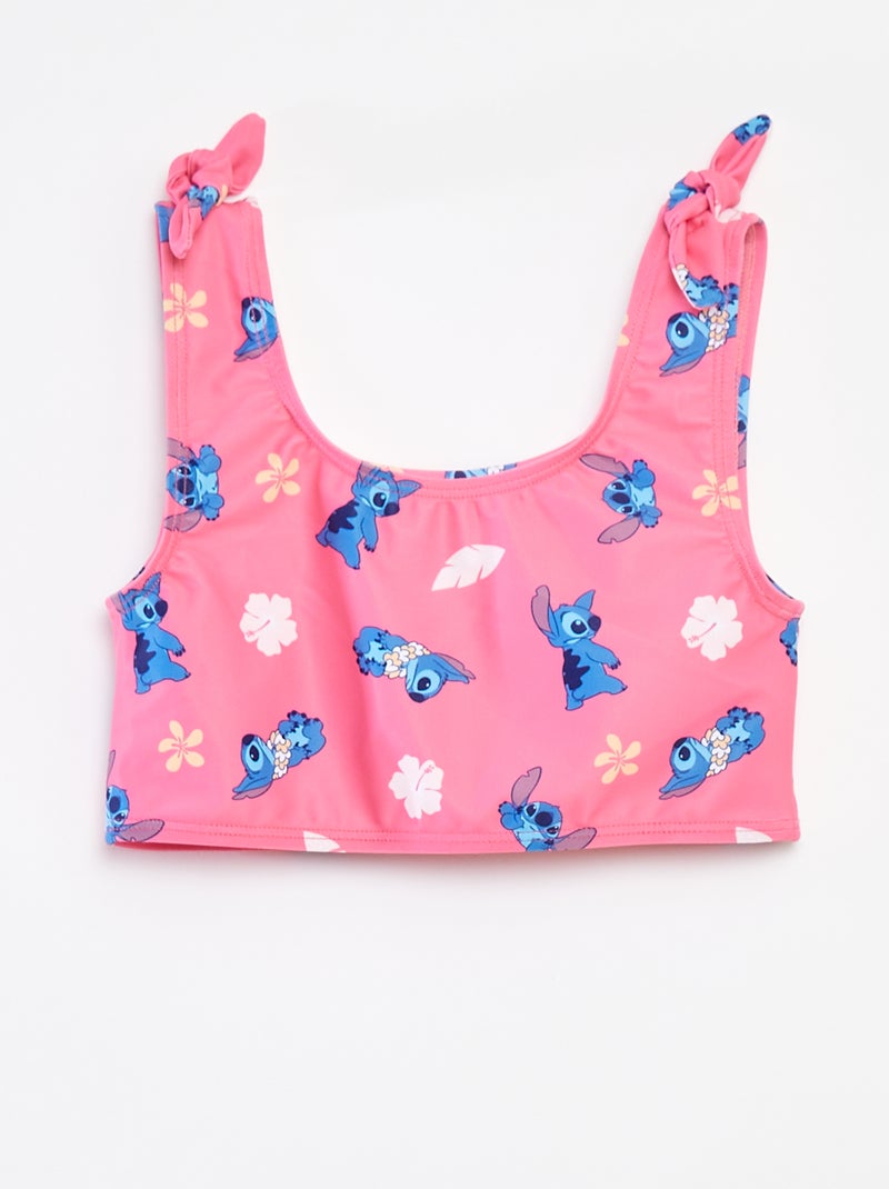 Maillot de bain avec nœuds 'Stitch' 'Disney' - 2 pièces ROSE - Kiabi