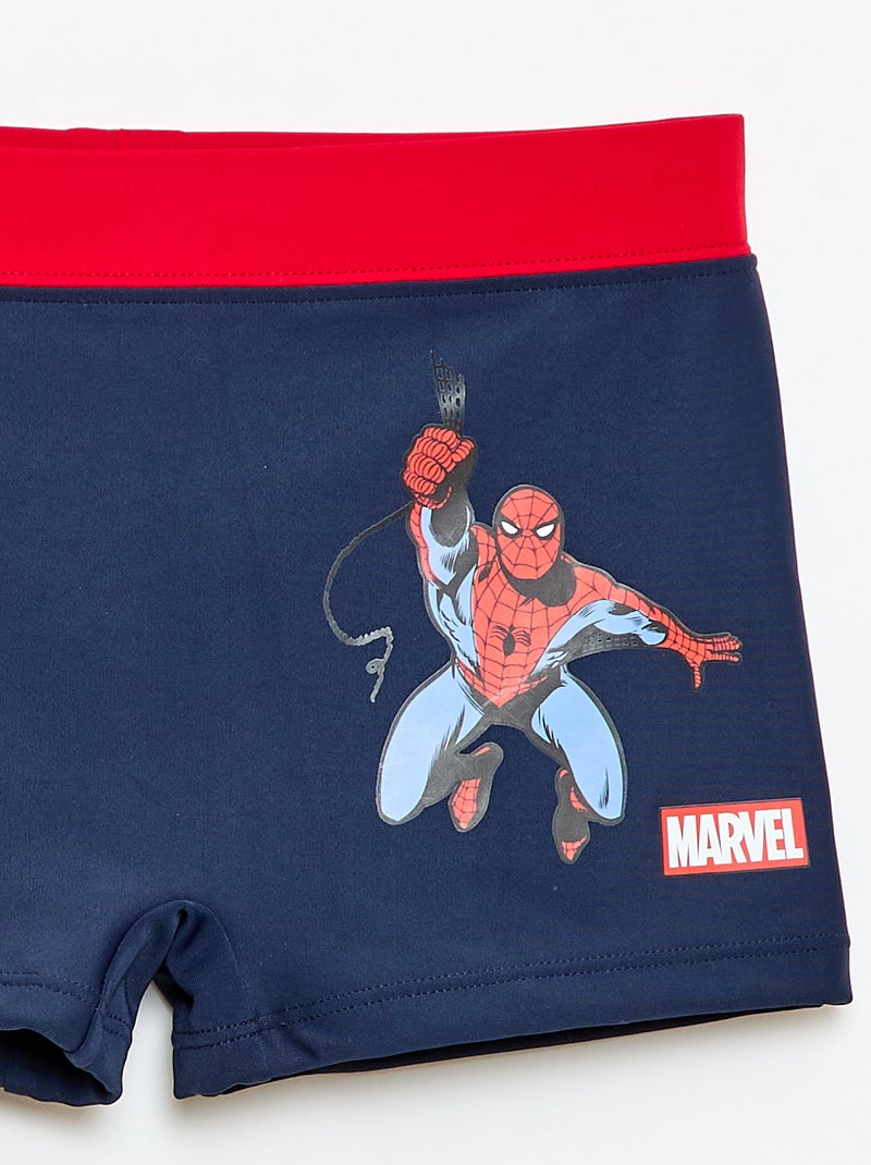 Maillot de bain boxer 'Marvel' Bleu - Kiabi