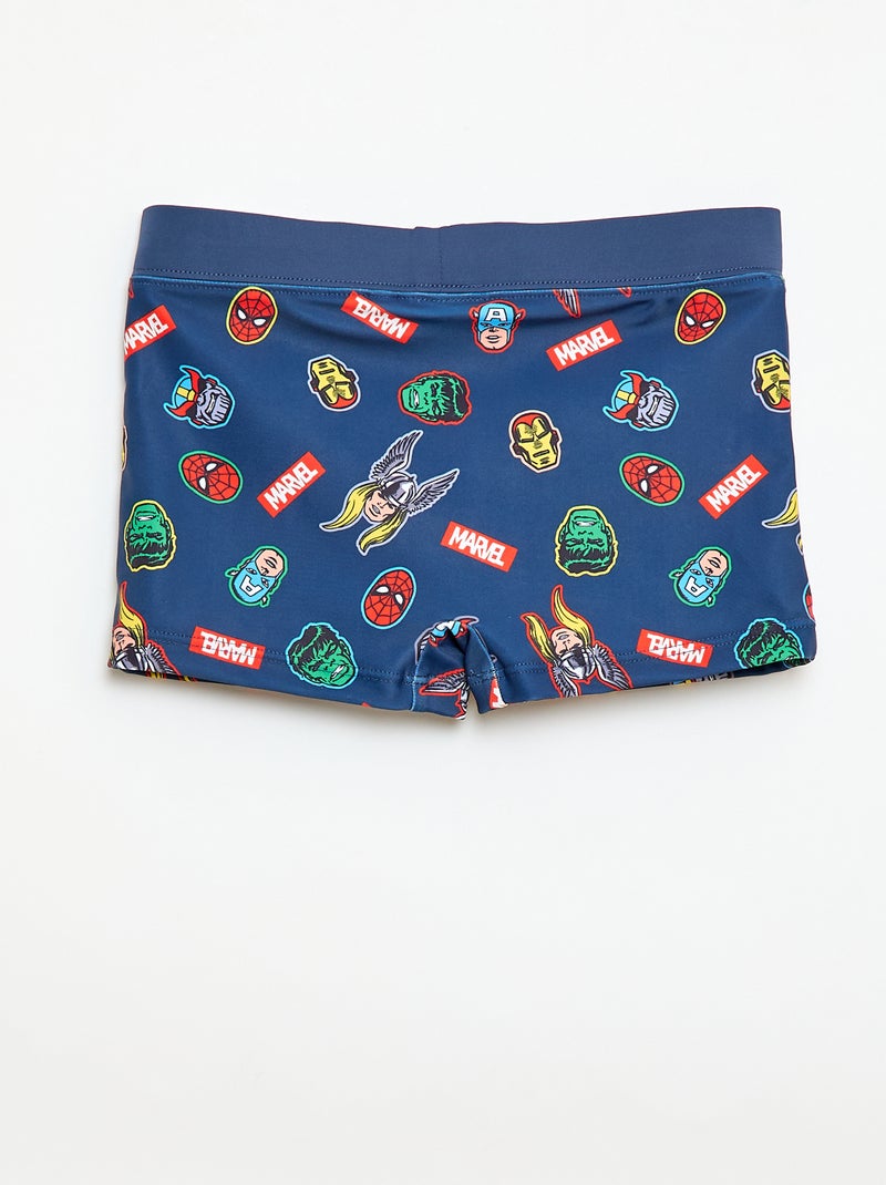Maillot de bain boxer 'Marvel' Bleu - Kiabi