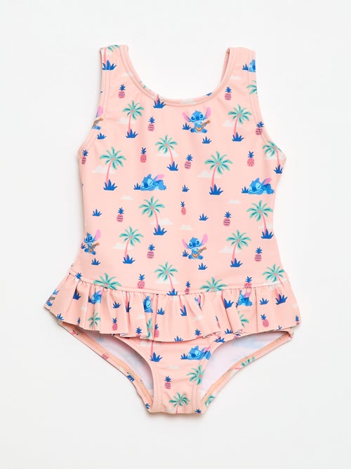 Maillot de bain 'Disney' 1 pièce avec volants - Kiabi
