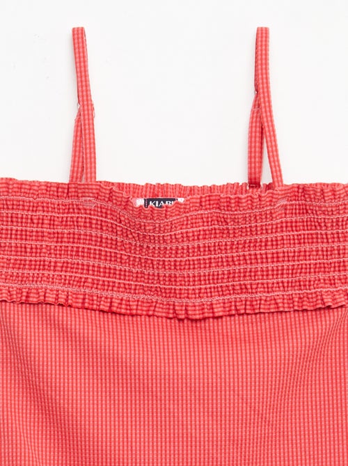 Maillot de bain smock + chouchou - 1 pièce - Kiabi