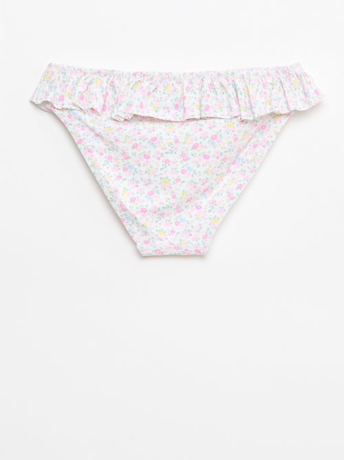 Maillot de bain smock fleuri - 2 pièces - Kiabi