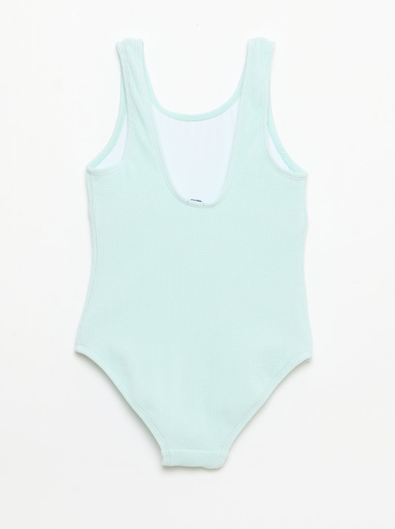 Maillot de bain stretch Bleu - Kiabi