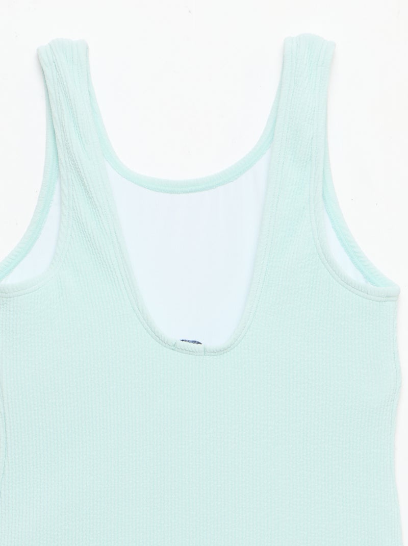 Maillot de bain stretch Bleu - Kiabi