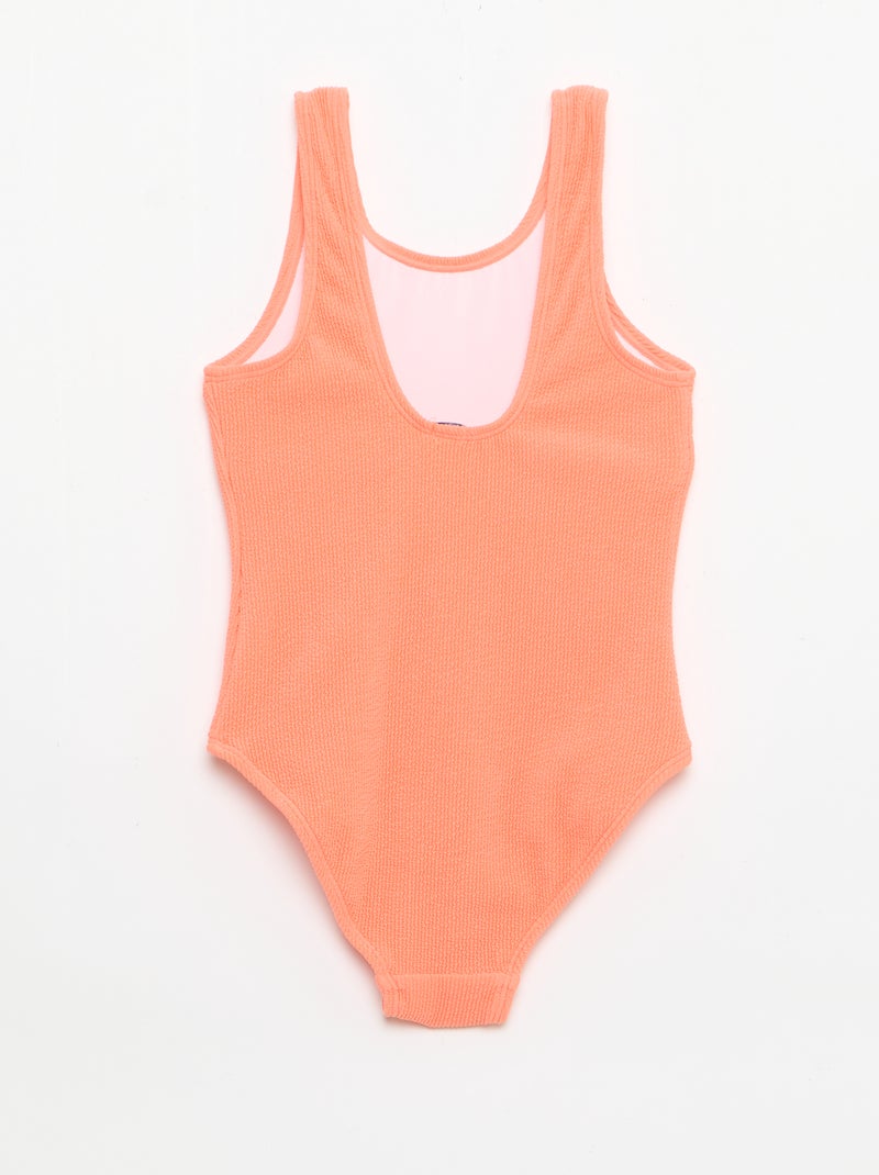Maillot de bain stretch Orange - Kiabi