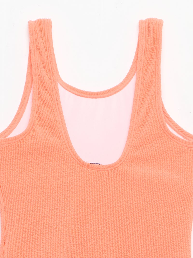 Maillot de bain stretch Orange - Kiabi