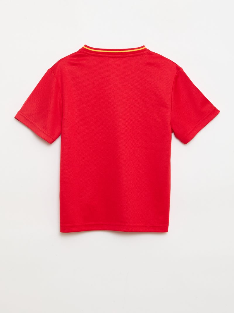 Maillot de foot Espagne Rouge - Kiabi