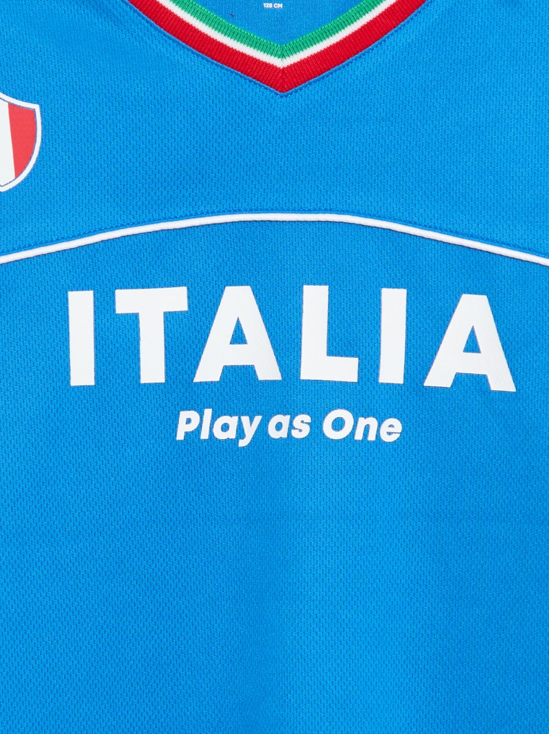 Maillot de foot Italie Bleu - Kiabi