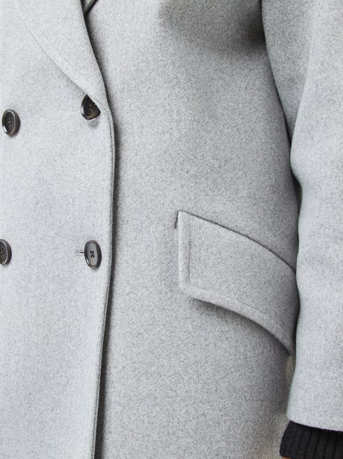 Manteau long en faux lainage - Kiabi