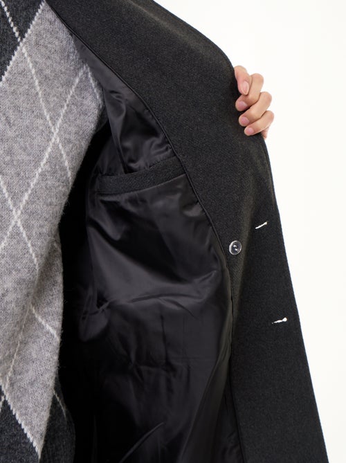 Manteau long façon lainage - Kiabi Manteau long façon lainage - Kiabi