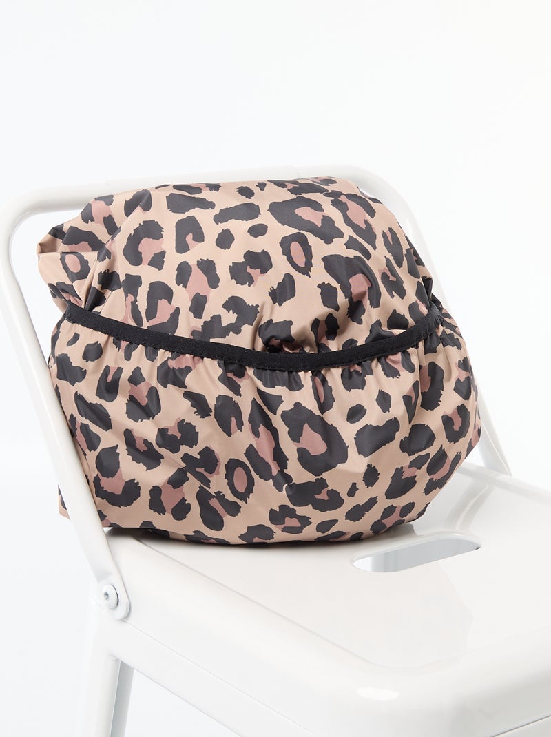 Mantella antipioggia idrorepellente con cappuccio Beige - Kiabi