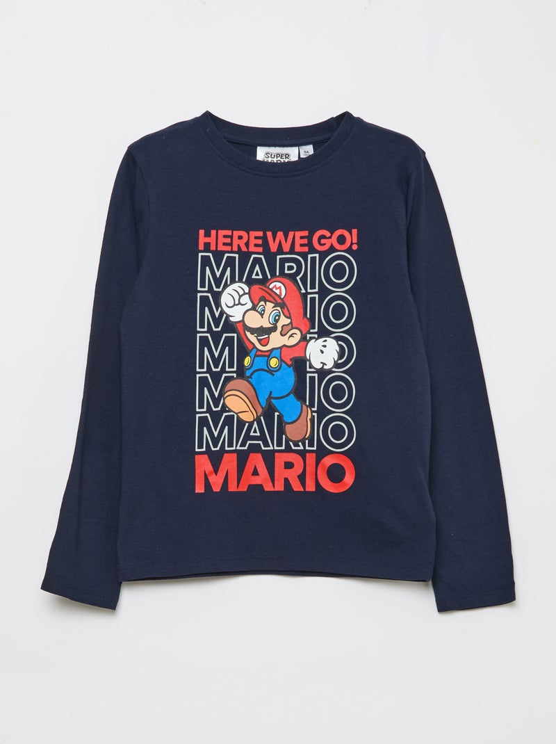 Mario Long Pajama Set - 2 Piece Beige - Kiabi
