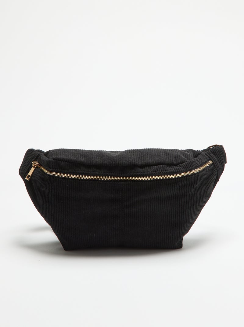 Marsupio in velluto Nero - Kiabi