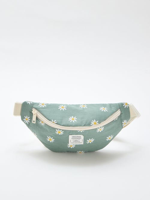 Marsupio stampato all-over floreale in cotone - Kiabi