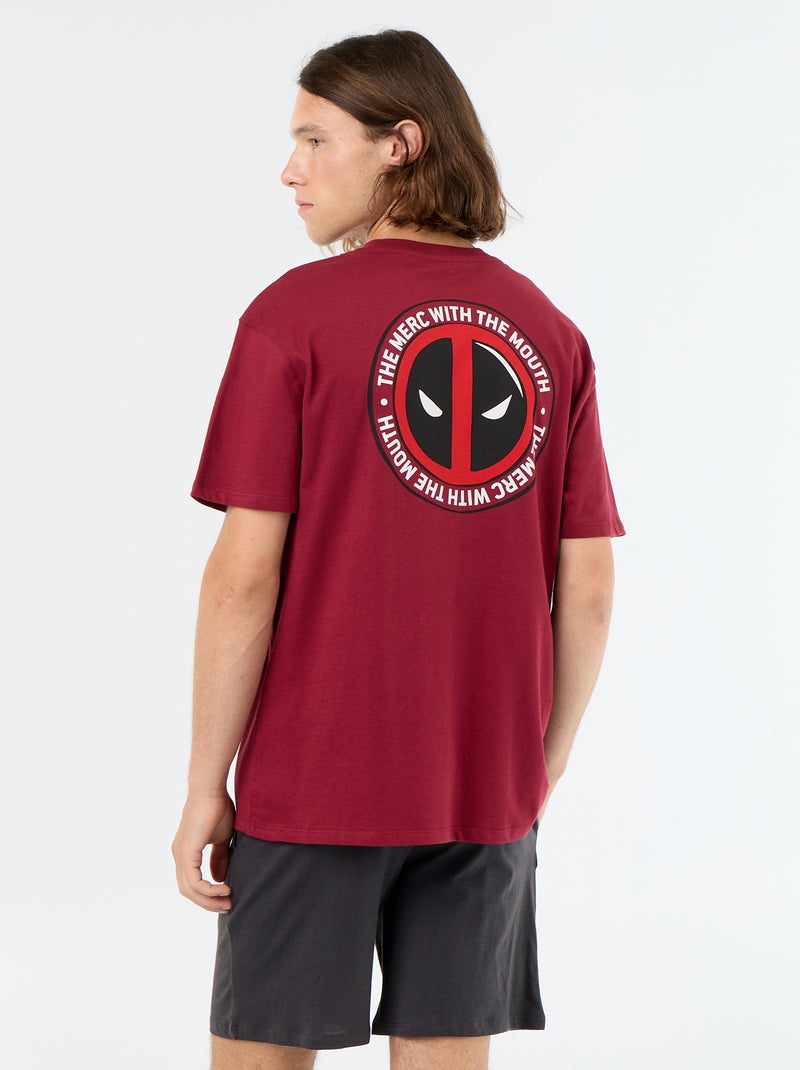 "Marvel" 2-piece short pajamas Red - Kiabi