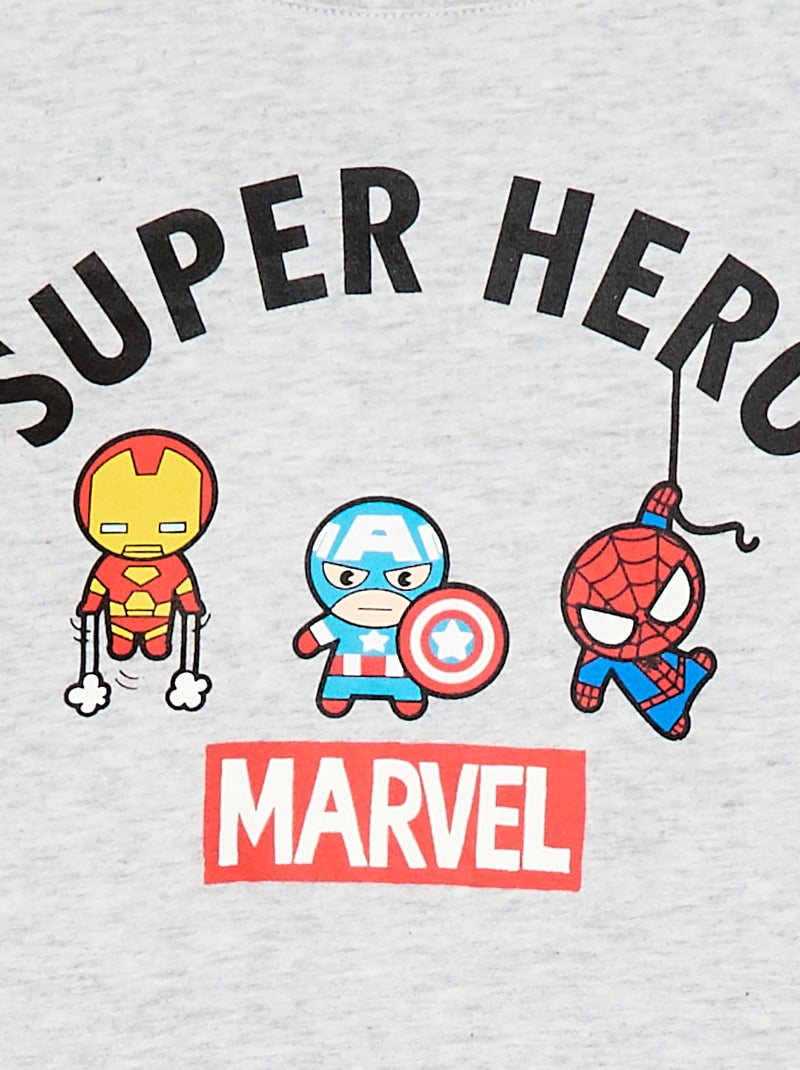 'Marvel' 2-piece short pyjamas Grey - Kiabi