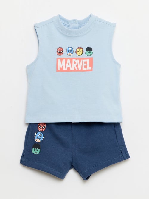 Marvel 2-piece Tank Top + Shorts Set - Kiabi