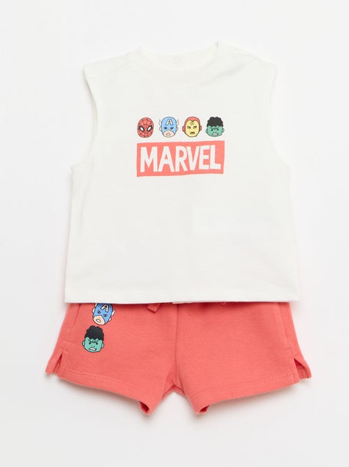 Marvel 2-piece Tank Top + Shorts Set - Kiabi