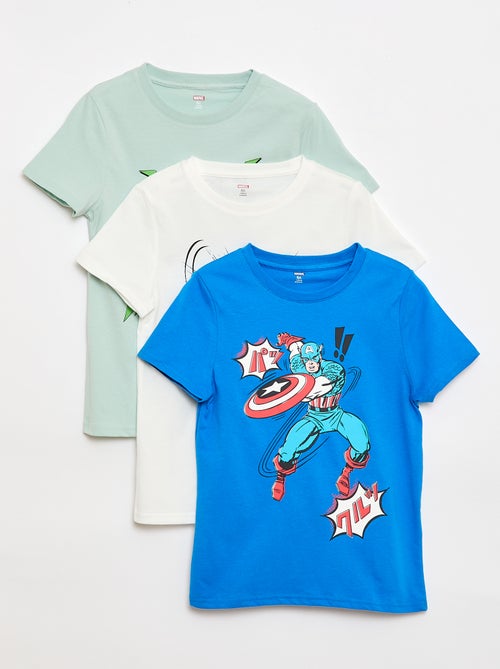 Marvel 3-Pack Short-Sleeve T-Shirts - Kiabi