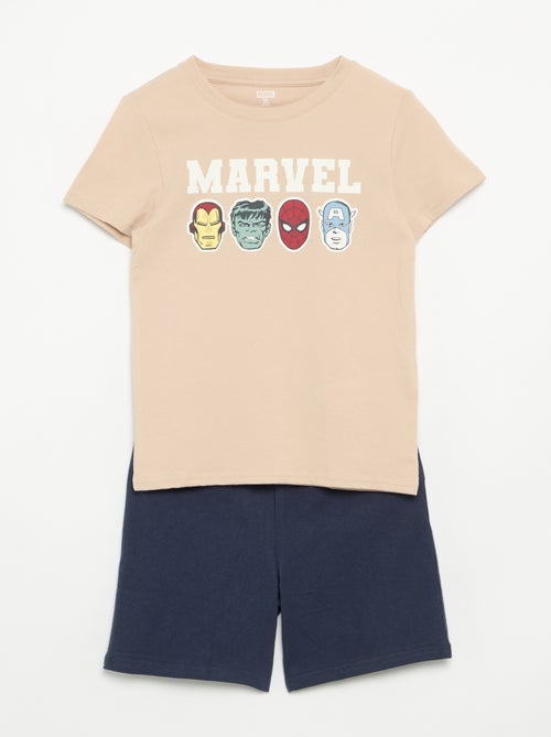 'Marvel' Short 2-Piece Pajamas - Kiabi