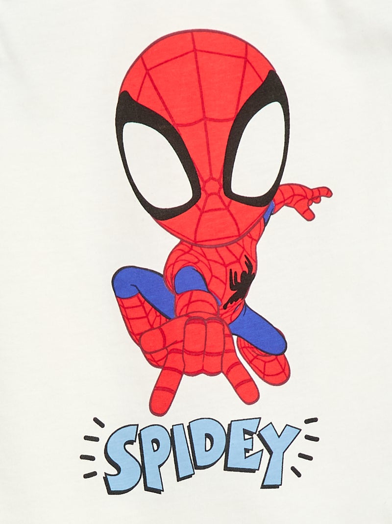 Marvel \'Spider-Man\' 2-piece short pyjamas White - Kiabi