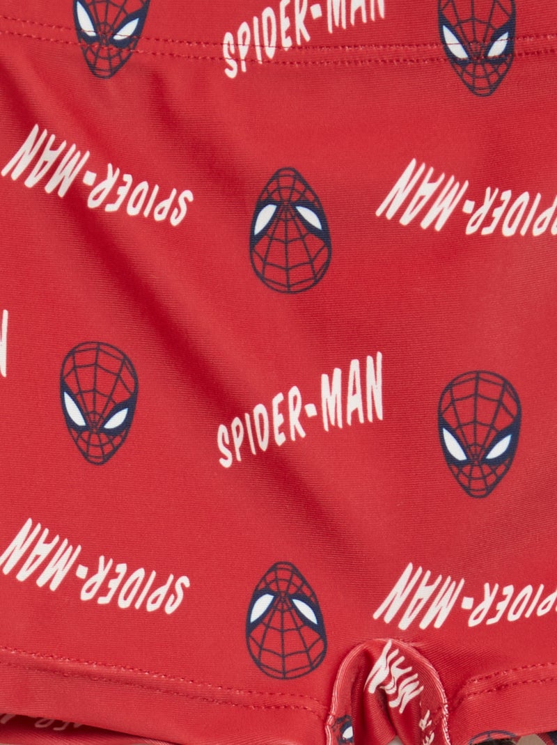 Marvel Spider-Man Boxer Swim Shorts Red - Kiabi