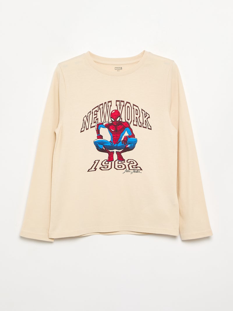 "Marvel" "Spiderman" Long-Sleeved T-Shirt 3-Pack Red - Kiabi