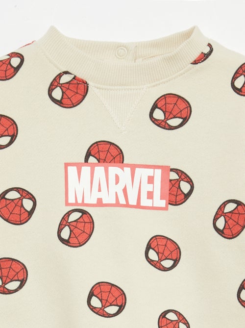 Marvel 'Spiderman' unbrushed fleece sweatshirt - Kiabi