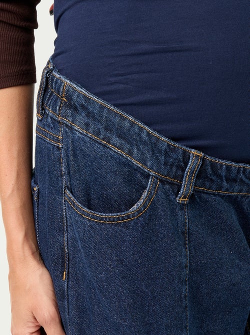 Maternity barrel-cut denim trousers - Kiabi